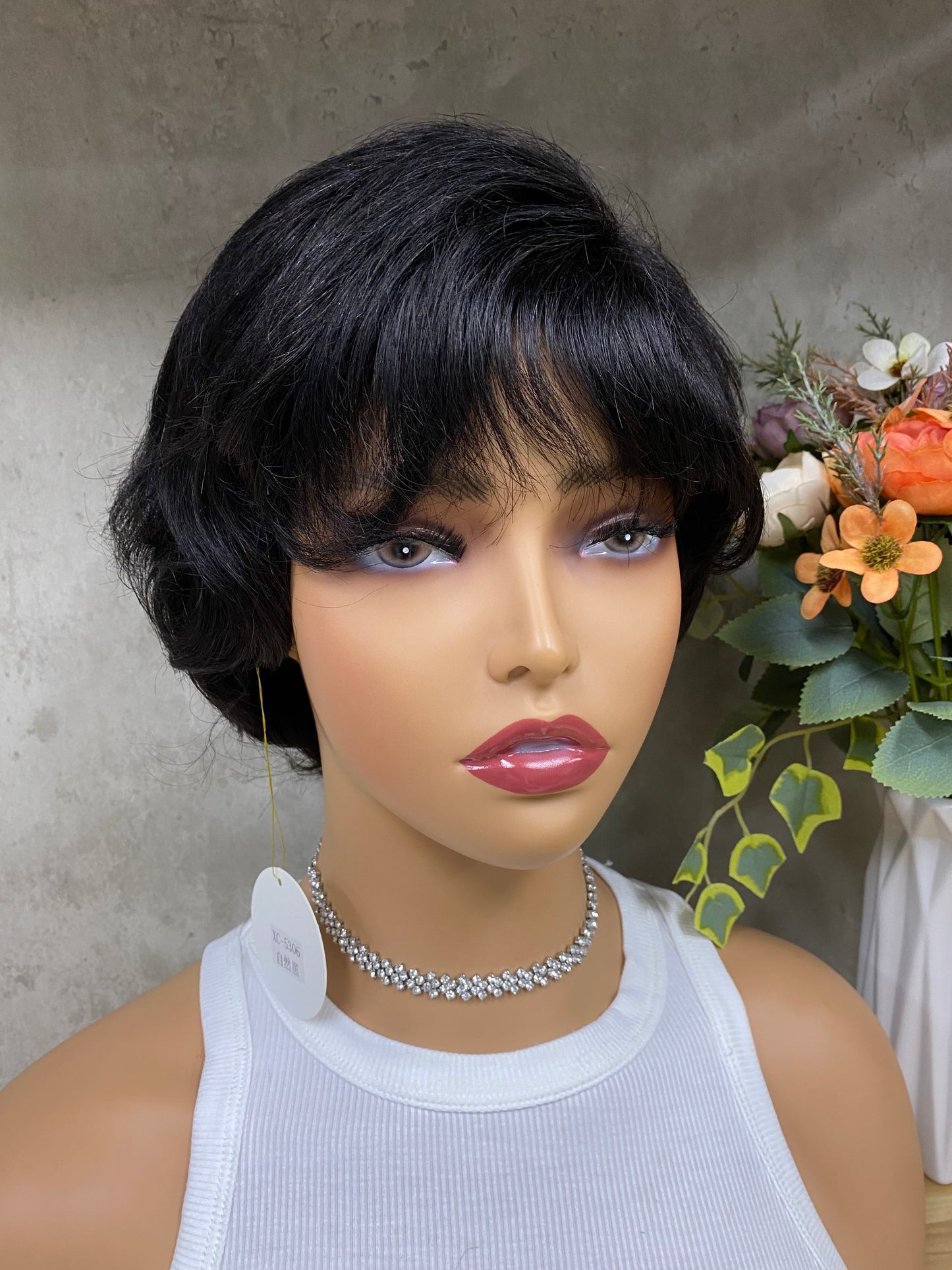 Nature Wave Remy Human Hair Pixie Cut Wigs