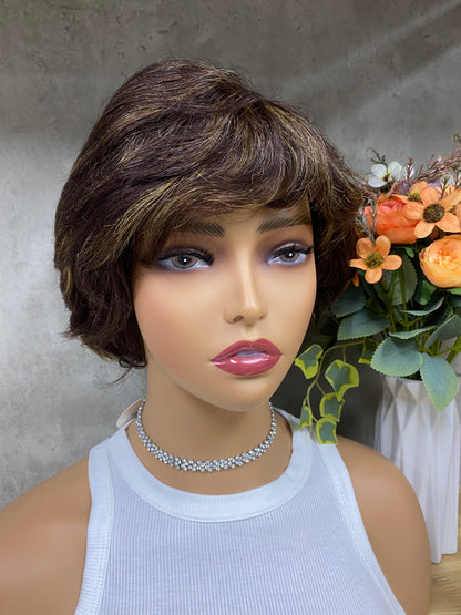 Nature Wave Remy Human Hair Pixie Cut Wigs