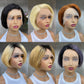 High Quality T-Part Frontal Remy Human Hair Pixie Cut Wigs