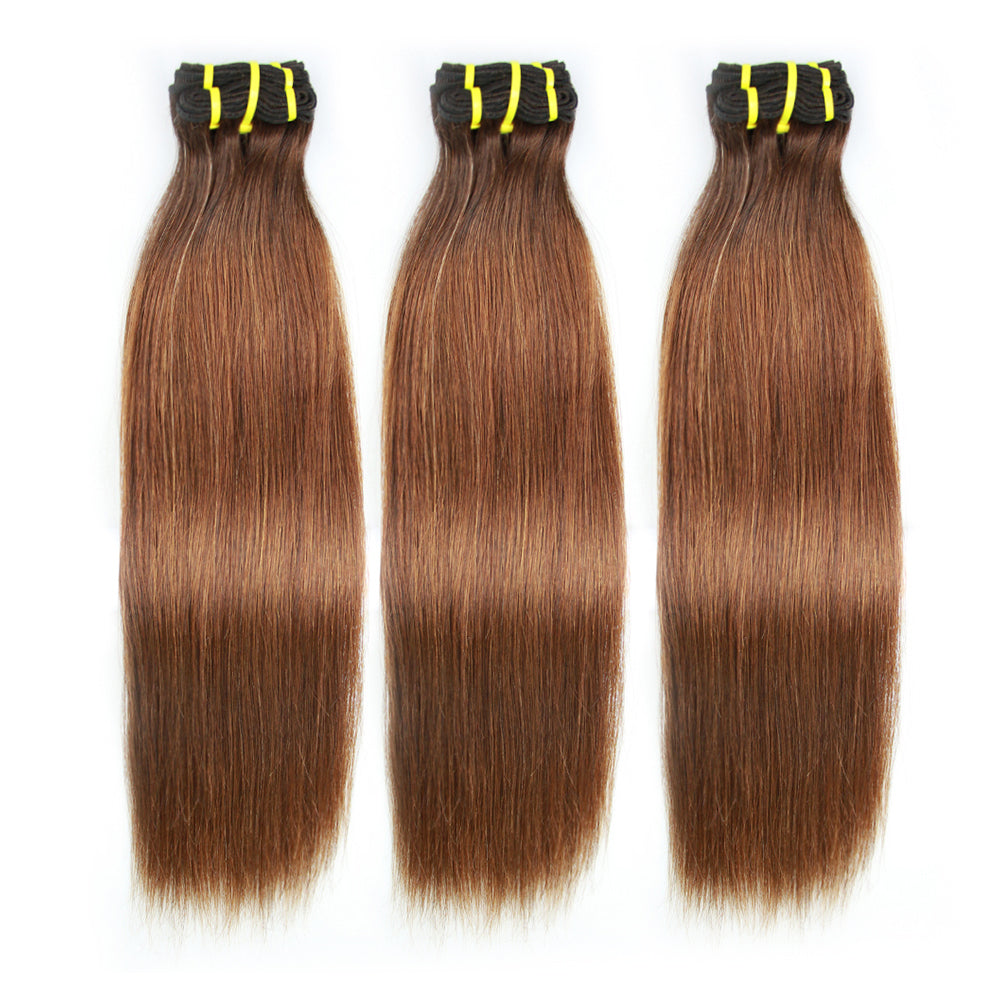 2/4# Straight Fumi Hair 3 Bundles Hair Weaves