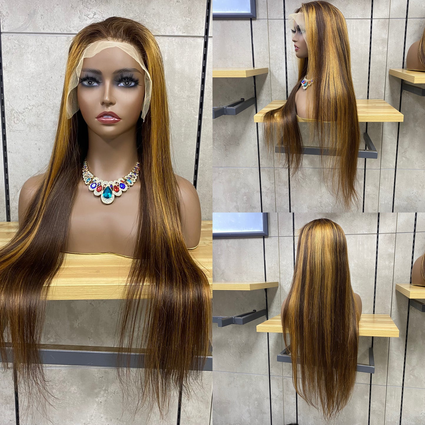 Piano Straight 13x4 Lace Frontal Wig