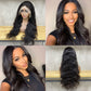 Natural Color Body Wave 13x4 Lace Frontal Wig