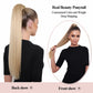 Blonde Straight Remy Human Ponytail Hair