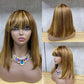 Piano Fumi Human Hair Fringe Wig