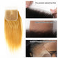 27# Straight Fumi Hair 4x4 Lace Closure Natural Black