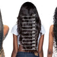 Nuture 4x4 Lace Grade Human Hair Straight Full Long Hair Wigs