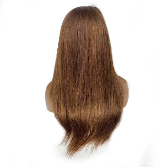 Ginger Brown Straight 13x4 Lace Frontal Wig