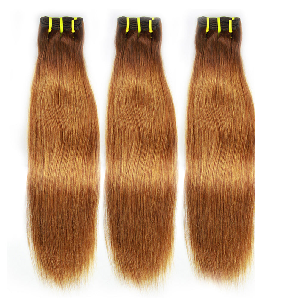 4/30# Straight Fumi Hair 3 Bundles Hair Weaves