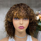 Special Color Virgin Hair Water Wave Bob Wig