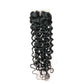 Water Wave 100% Human Hair 4x4 Lace Closure Natural Black