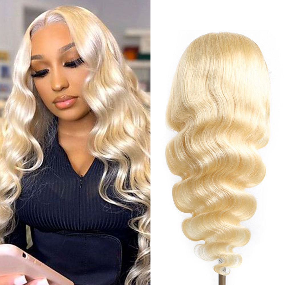 Blond 613# Body Wave 13x4 Lace Frontal Wig