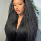 Nature Virgin Human Hair Kinky Straight Tape In Hair Extension