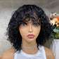 Special Color Virgin Hair Water Wave Bob Wig