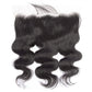 Body Wave 100% Human Hair 13x4 Lace Frontal Natural Black