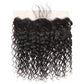 Water Wave 100% Human Hair 13x4 Lace Frontal Natural Black