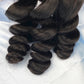 Loose Wave 100% Human Hair 3 Bundles Natural Black