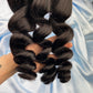 Loose Wave 100% Human Hair 3 Bundles Natural Black