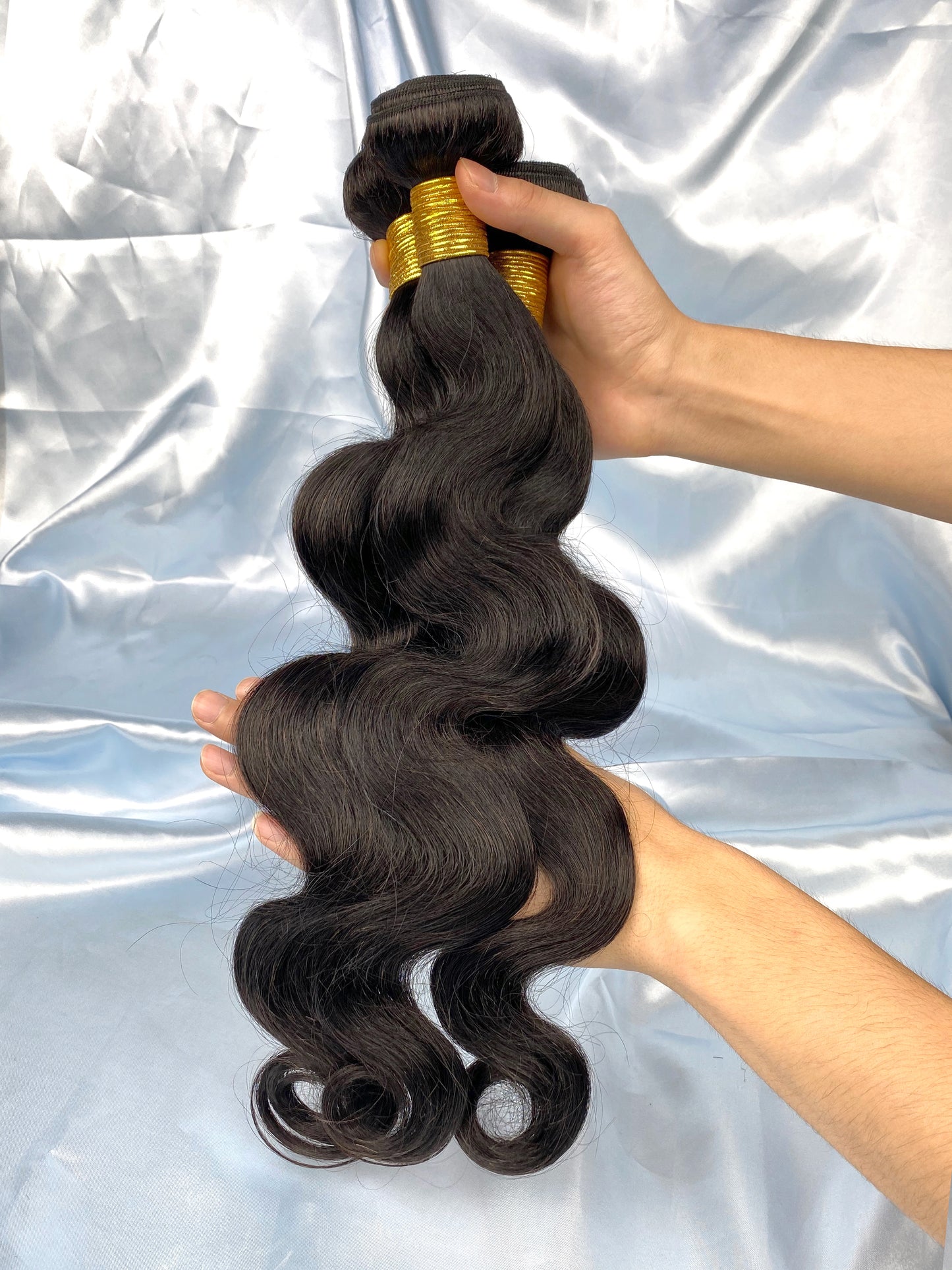 Body Wave 100% Human Hair 3 Bundles Natural Black