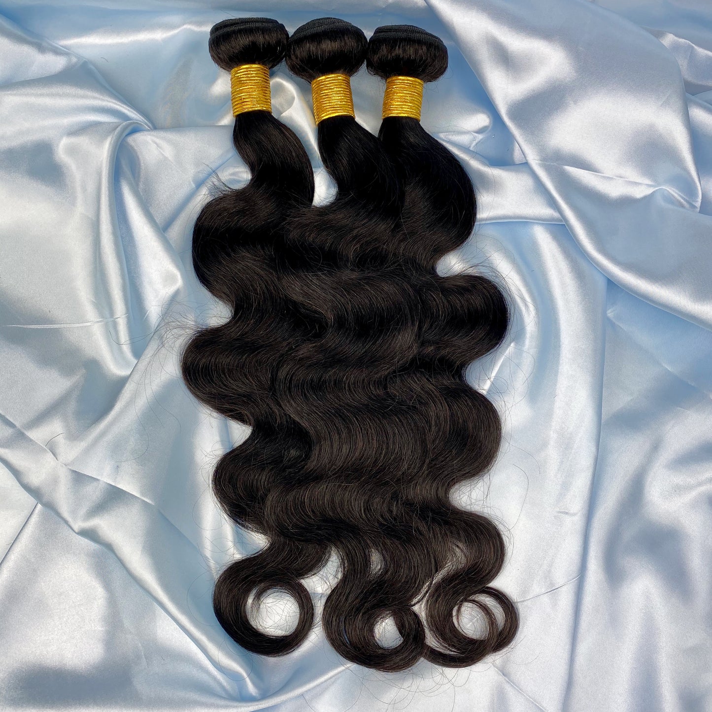 Body Wave 100% Human Hair 3 Bundles Natural Black