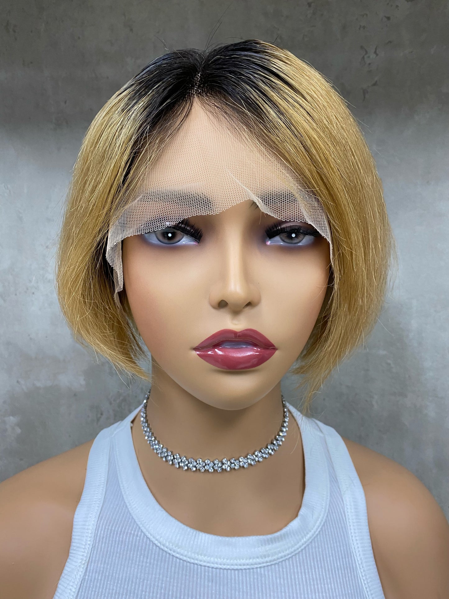 High Quality T-Part Frontal Remy Human Hair Pixie Cut Wigs