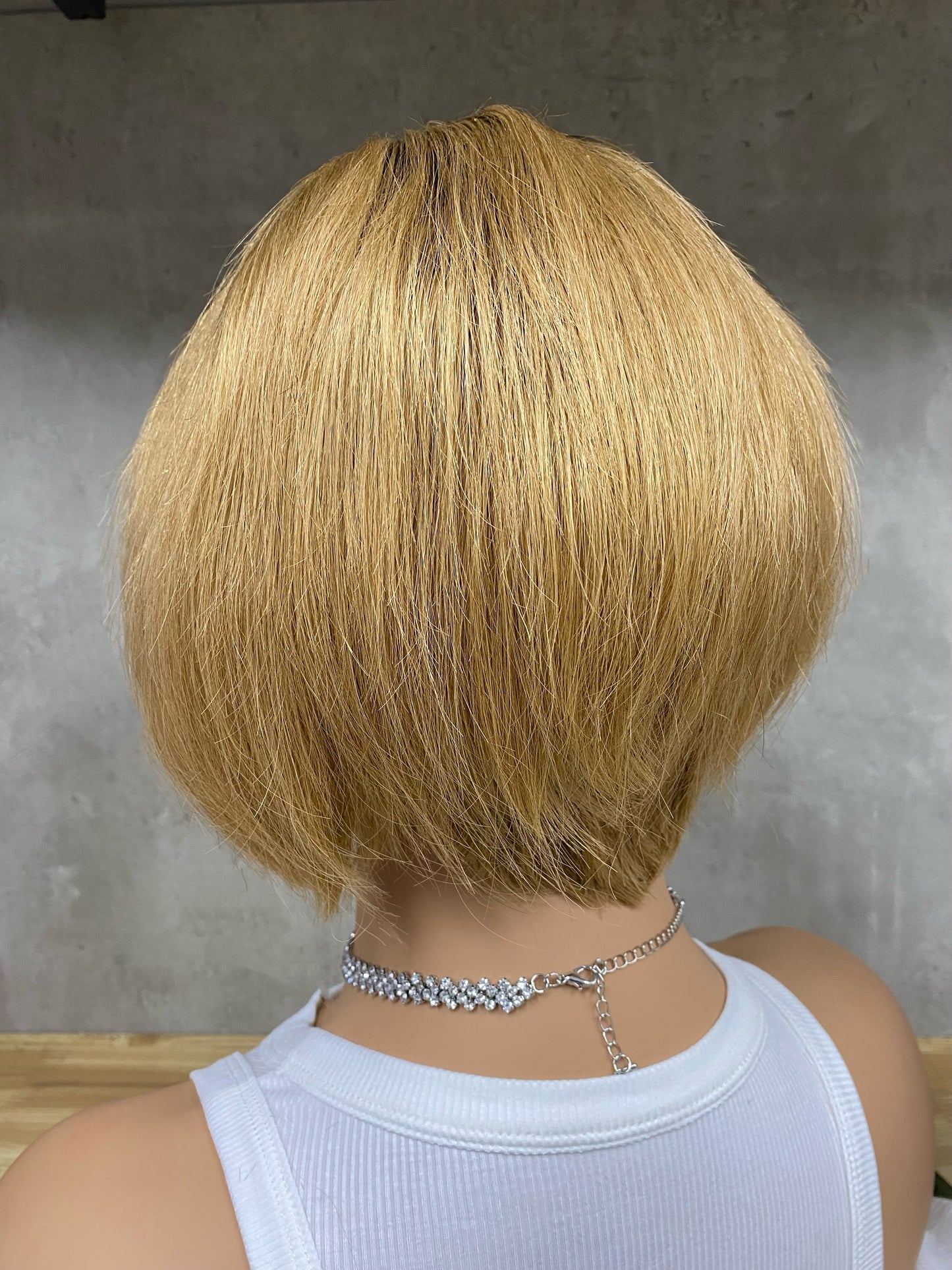 High Quality T-Part Frontal Remy Human Hair Pixie Cut Wigs