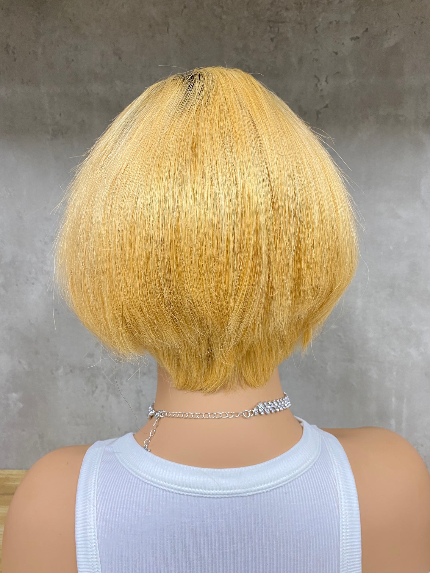 High Quality T-Part Frontal Remy Human Hair Pixie Cut Wigs