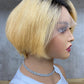 High Quality T-Part Frontal Remy Human Hair Pixie Cut Wigs