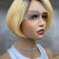 High Quality T-Part Frontal Remy Human Hair Pixie Cut Wigs