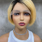 High Quality T-Part Frontal Remy Human Hair Pixie Cut Wigs