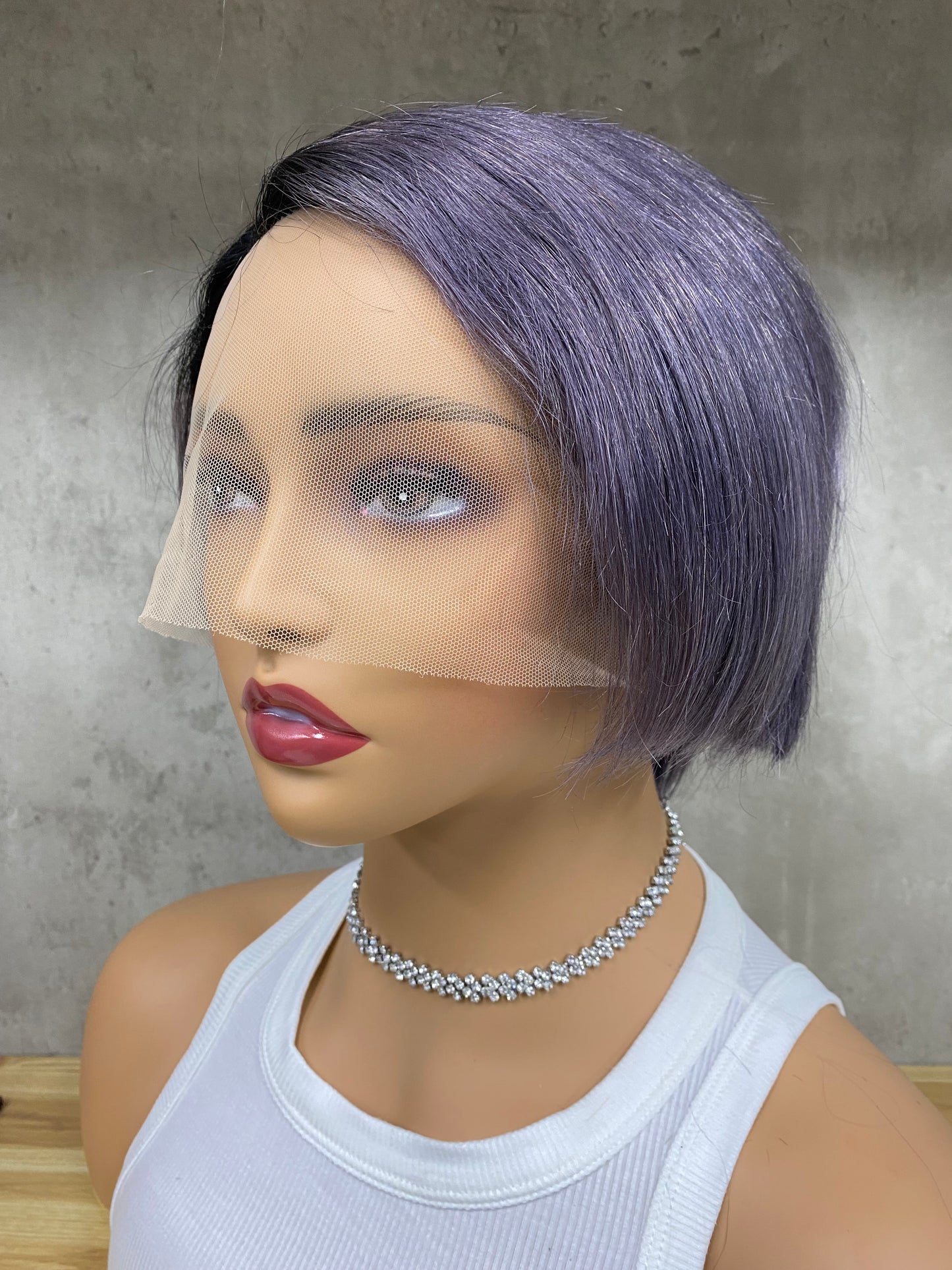 High Quality T-Part Frontal Remy Human Hair Pixie Cut Wigs