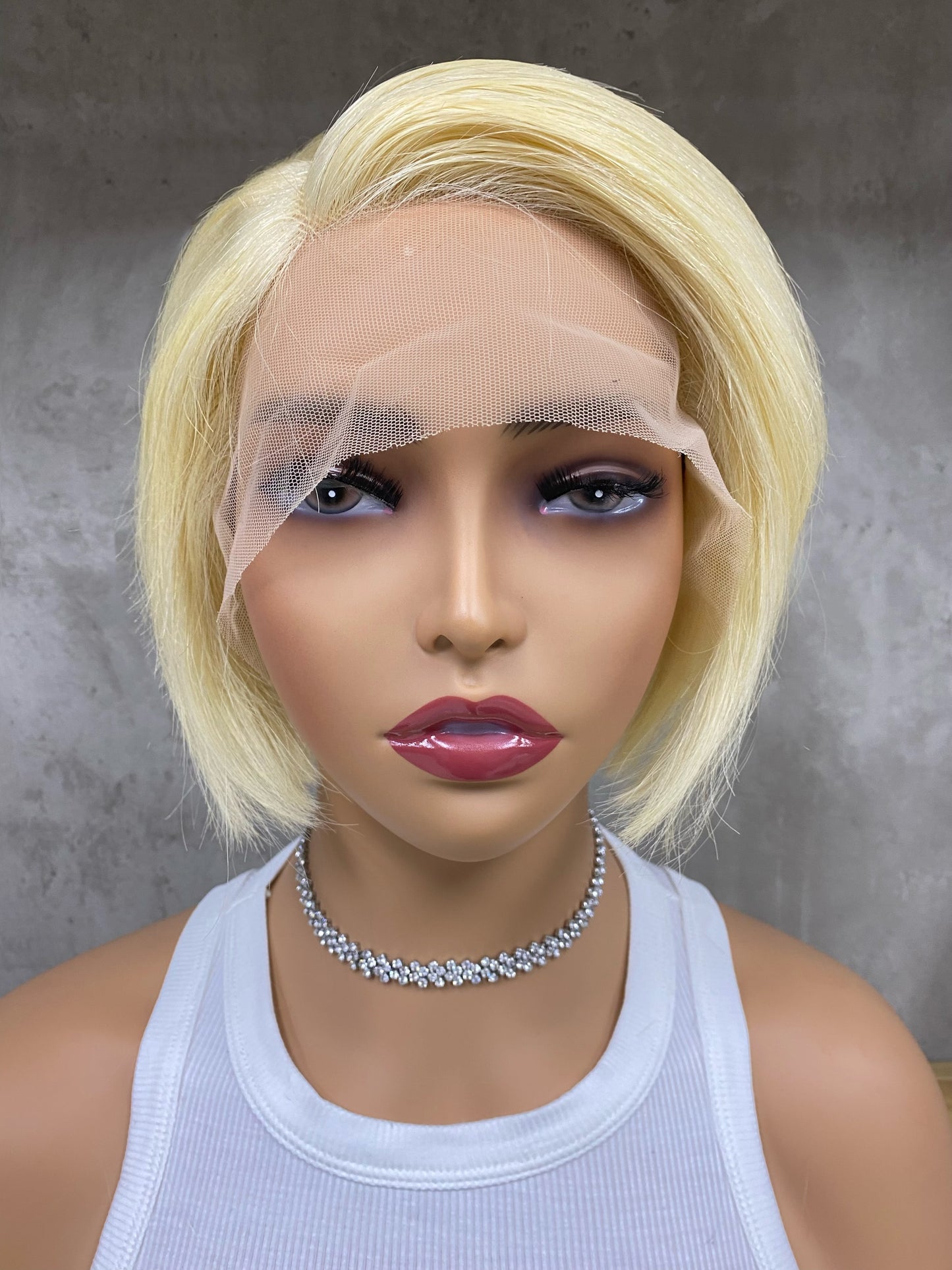 High Quality T-Part Frontal Remy Human Hair Pixie Cut Wigs