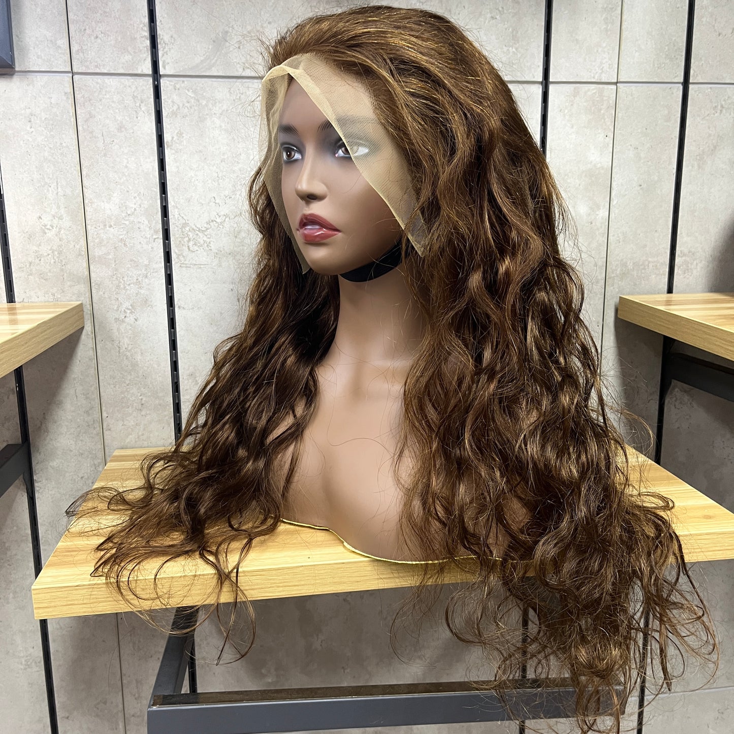 Honey Brown 13x4 Lace Remy Human Hair Body Wave Wigs