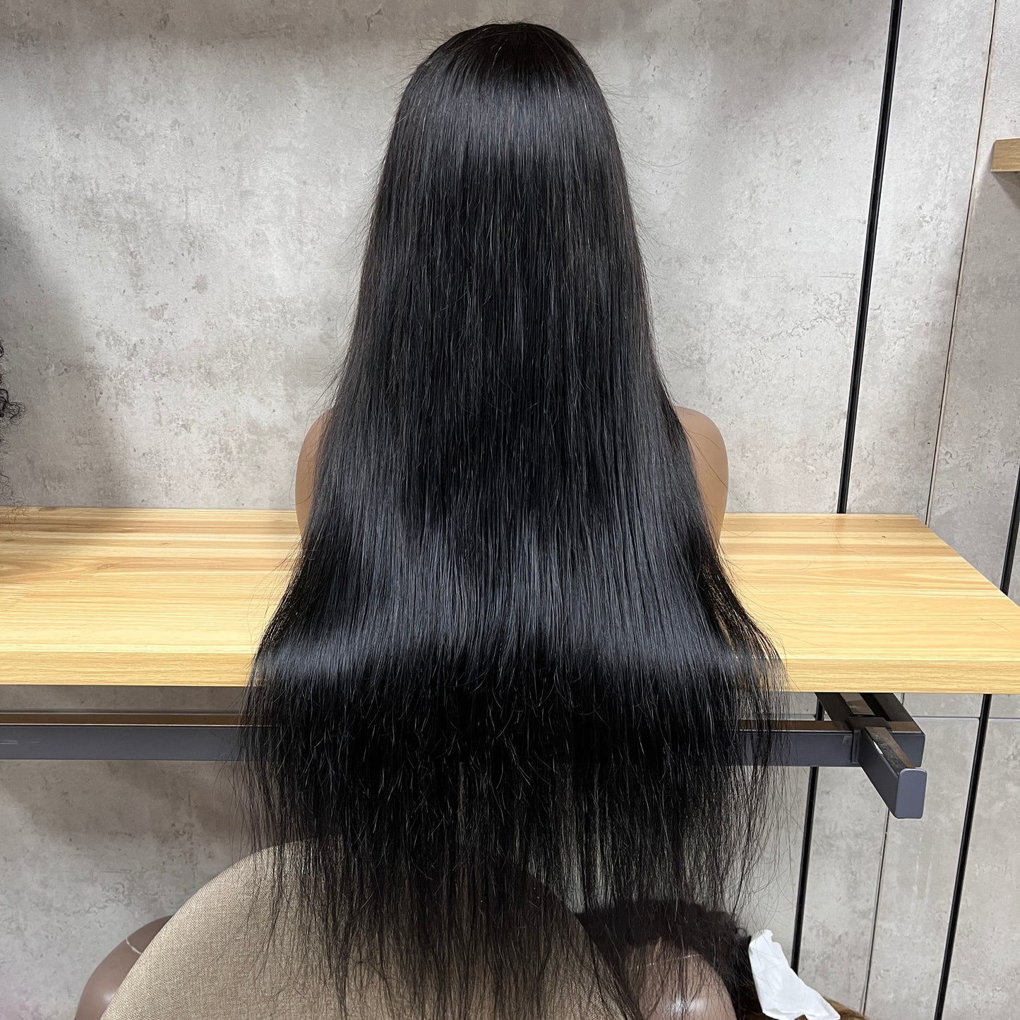 Nuture 4x4 Lace Grade Human Hair Straight Full Long Hair Wigs