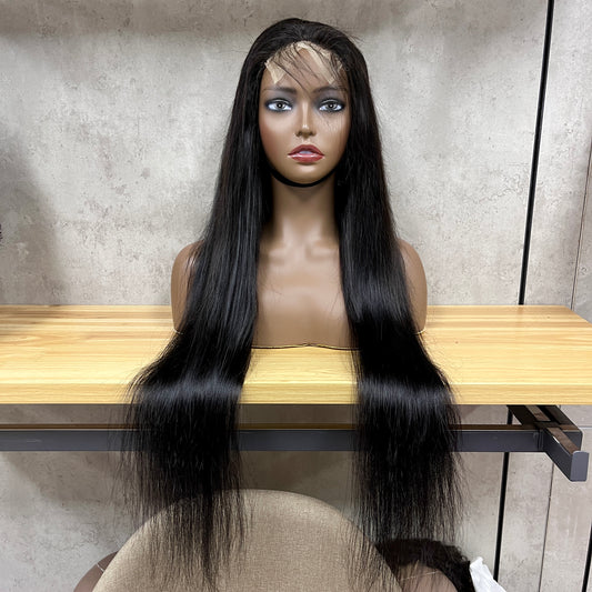 Nuture 4x4 Lace Grade Human Hair Straight Full Long Hair Wigs