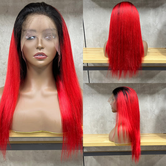 Nature Pink 13x4 Lace Remy Human Hair Frontal Wigs