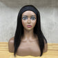 Nature Remy Human Hair Straight Headband Wig