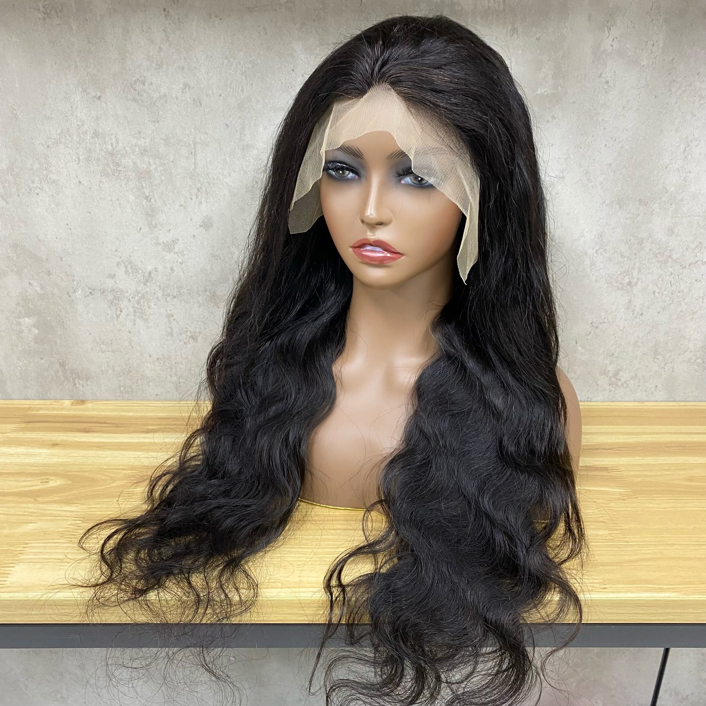 Natural Color Body Wave 13x4 Lace Frontal Wig