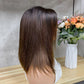 Mix Honey Brown 4x4 Lace Fumi Human Hair Straight Bob Wigs