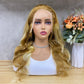 High Quality Mix Brown Blonde 13x4 Lace Frontal Remy Human Hair Body Wave Wigs