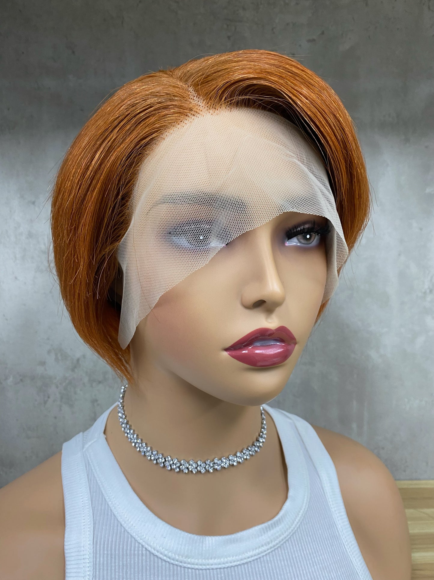 High Quality T-Part Frontal Remy Human Hair Pixie Cut Wigs