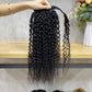 Nature Black Kinky Curly Remy Human Ponytail Hair