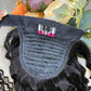 Nature Black Loose Deep Remy Human Ponytail Hair