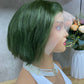 Special Color Dark Green Human Hair Remy Hair Pixie Cut Wig