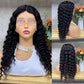 Nature Black Deep Wave 13x4 T-Part Lace Frontal Remy Human Hair Wig