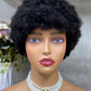 Special Texture Remy Human Hair Afro Curly Hair Wig