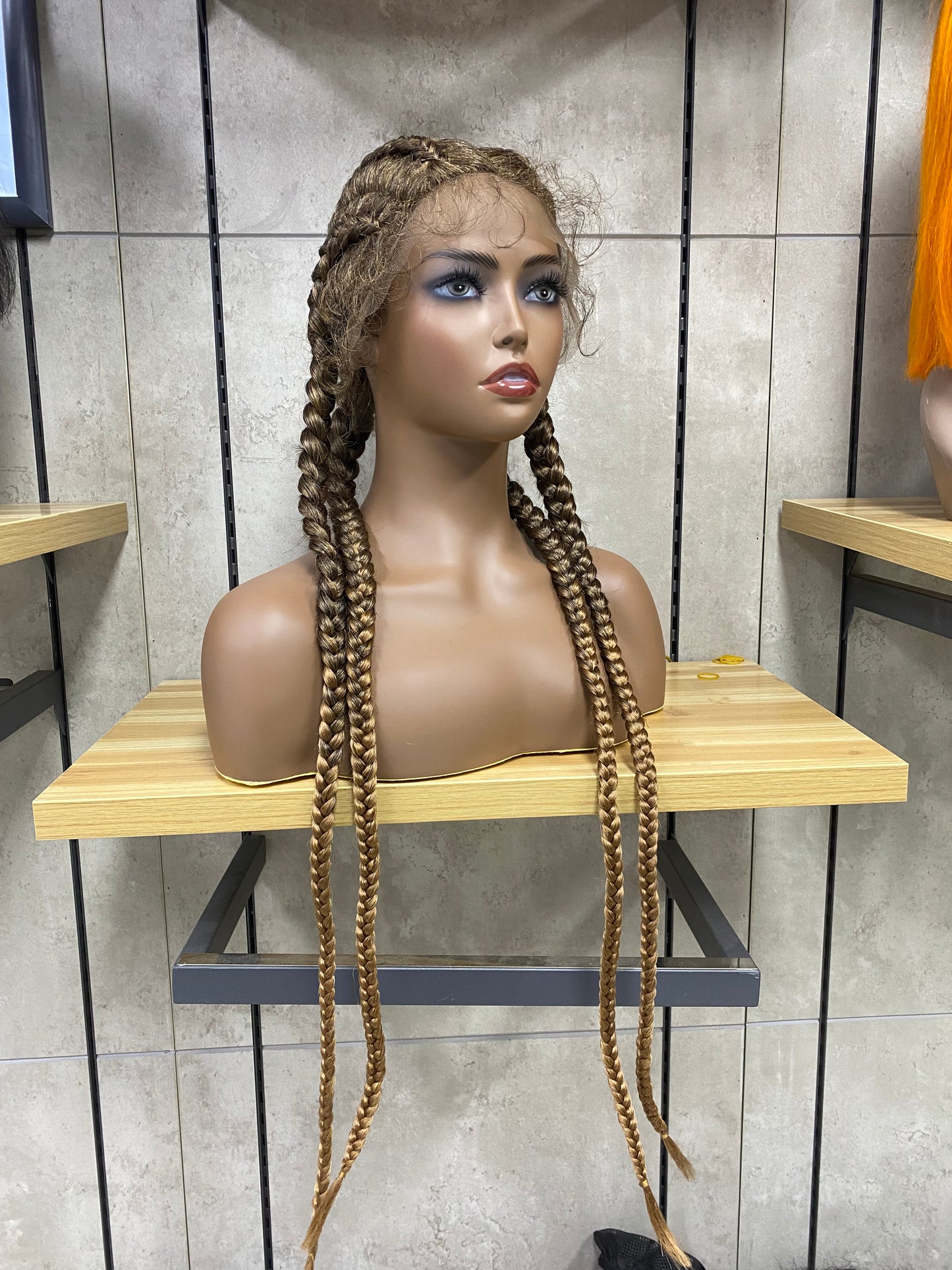 Mix Color Piano Synthetic Braided Wig