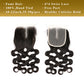 1b# Body Wave Fumi Hair 3 Bundles With 4x4 Lace Closure