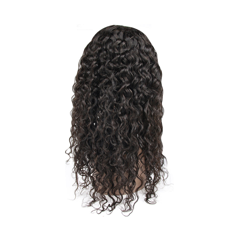 Natural Color Water Wave 13x4 Lace Frontal Wig